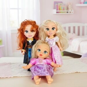 Disney Princess‎ Doll Lot Rapunzel Merida Toddler Jakks Pacific Tangled Brave